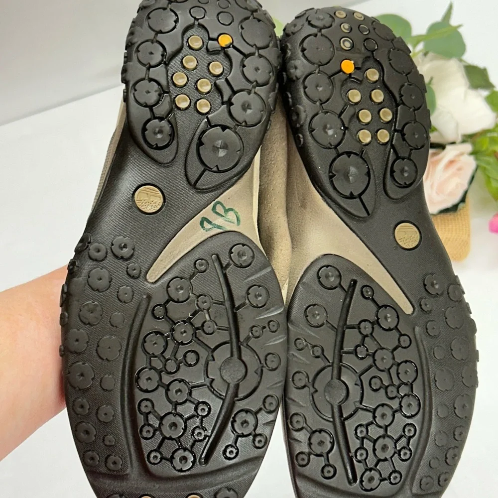 Comfort Mary Jane Slip-On Shoes - Taupe - Picture 6 of 7